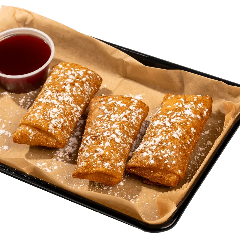 Raspberry Cheesecake Chimis