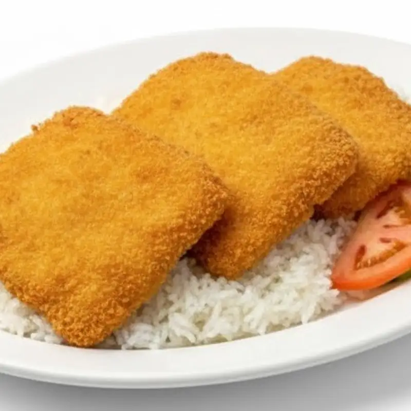 Crispy Fish Over Rice