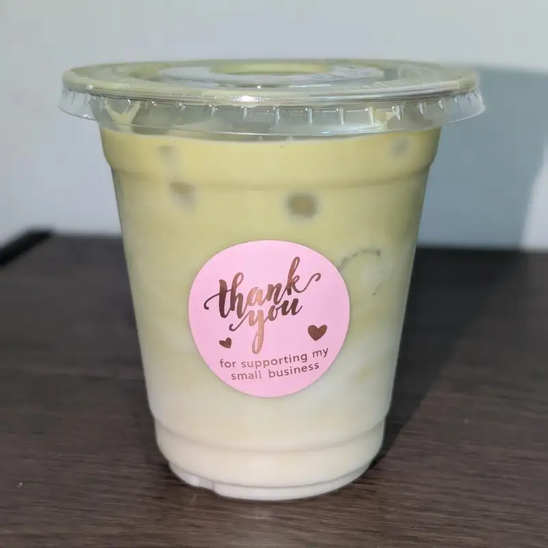 Banana Cream Matcha Latte