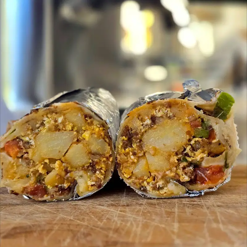 #2 - Chorizo, Egg, Potato, Salsa & Cheese