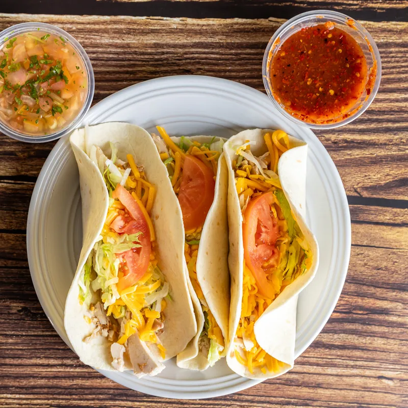 3 Soft Tacos