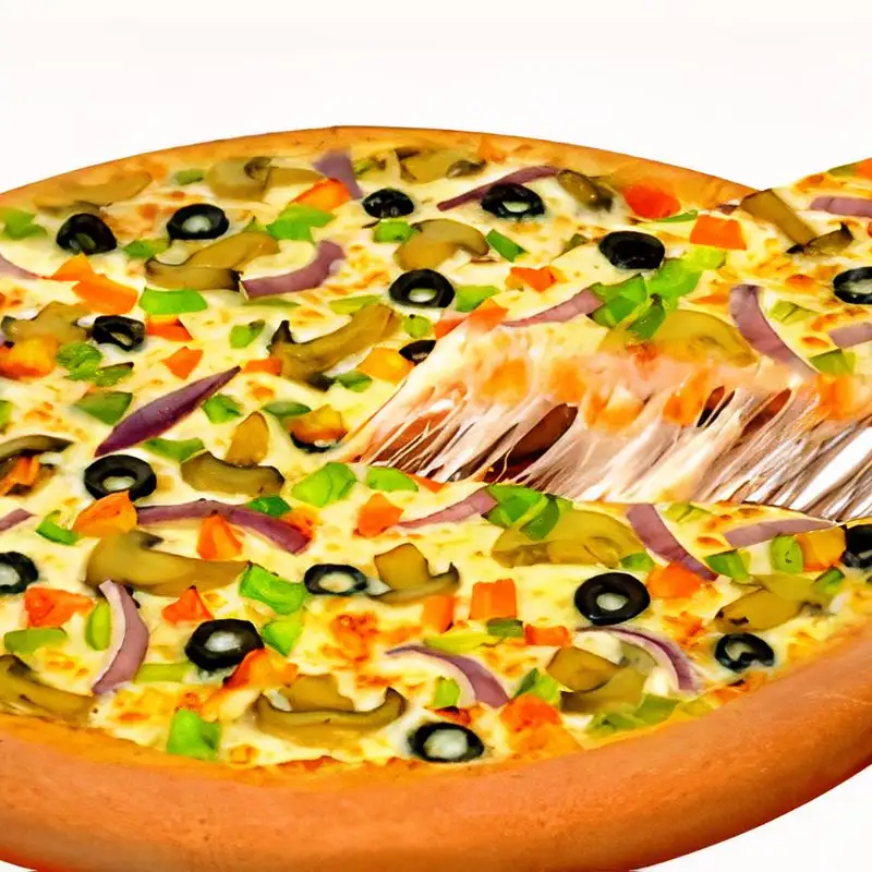 Large Stuffed Crust Veggie Pizza