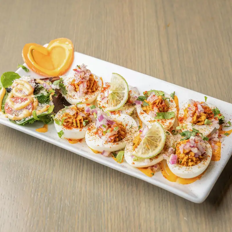 Masala Deviled eggs