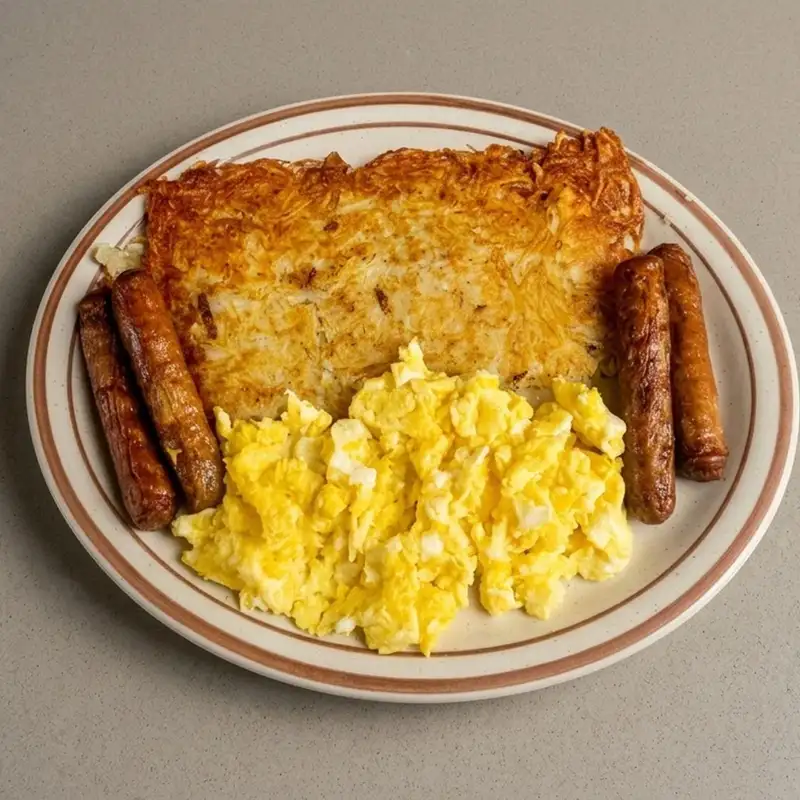 Turkey Sausage & Eggs