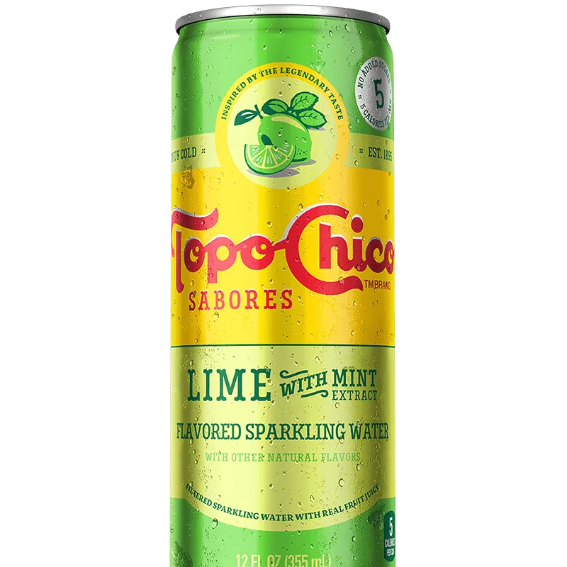 Topo Chico Sabores Lime Mint