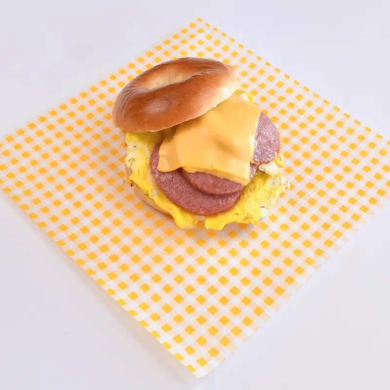 2 Eggs, Salami & Cheese Sandwich