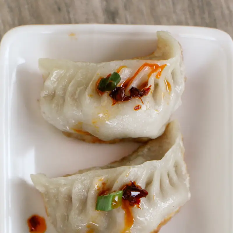 Pan Fried Beef Dumplings