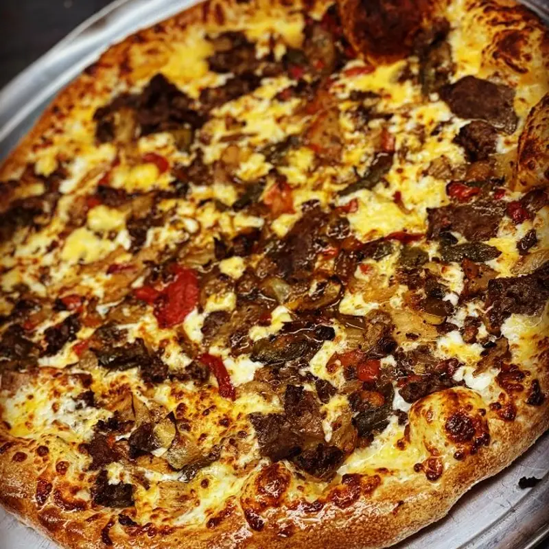 PHILLY CHEESESTEAK PIZZA