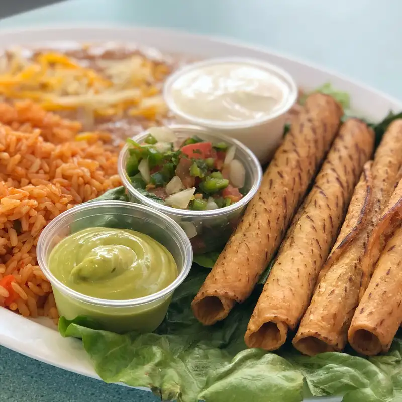 Taquitos Plate