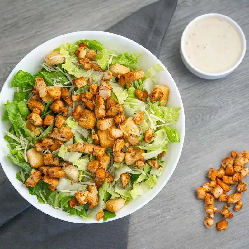 Spicy Chicken Caesar Salad