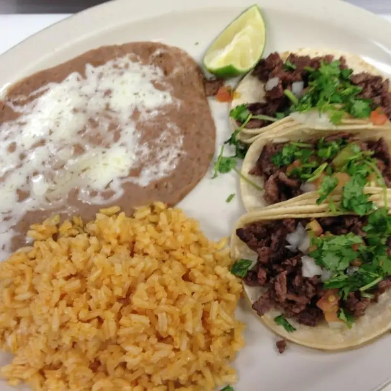 No8. Three Soft Shell Tacos