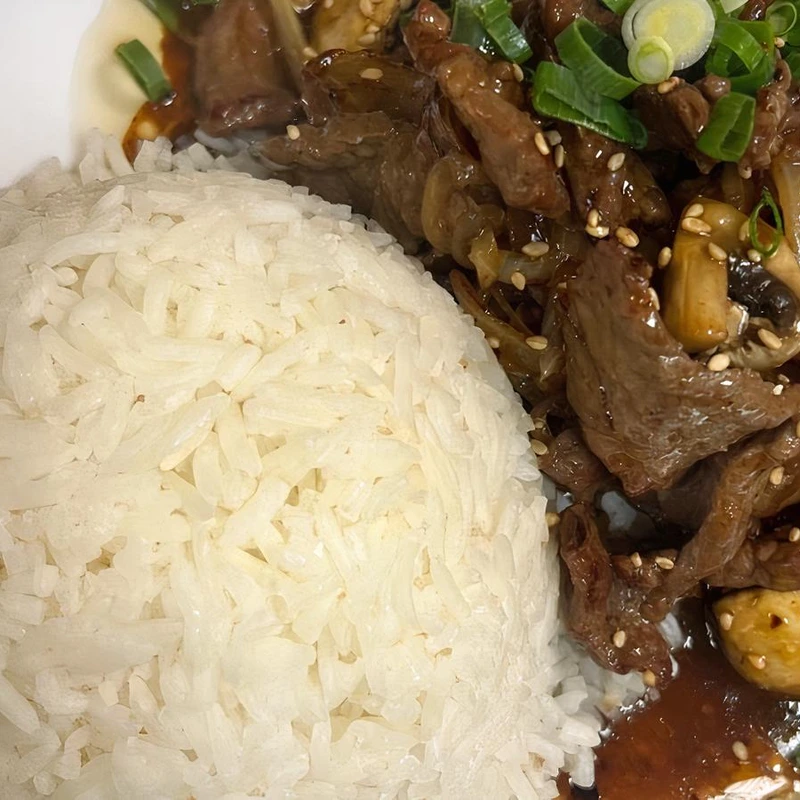 Mongolian Beef with Rice