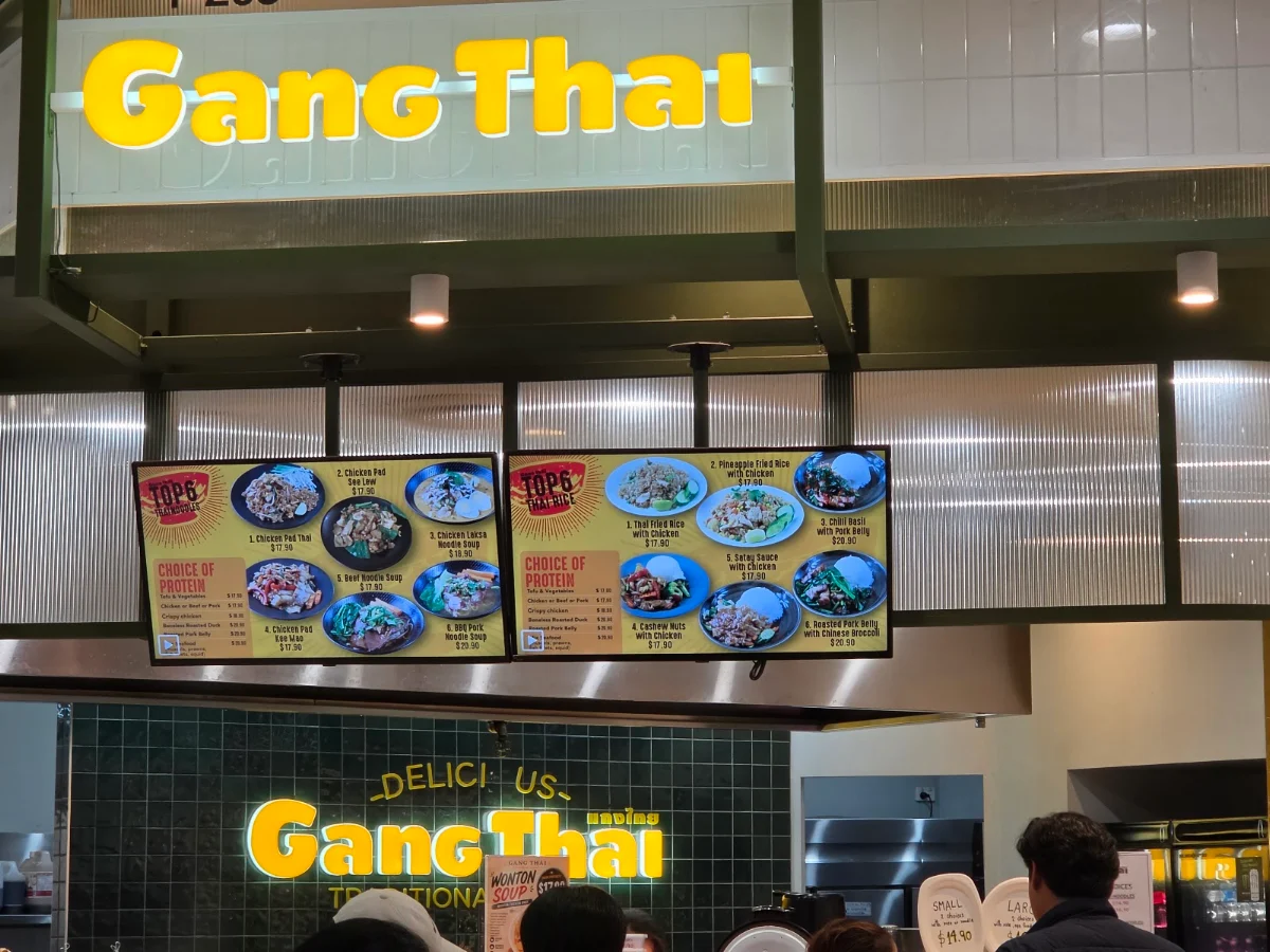 Menu, Gang Thai