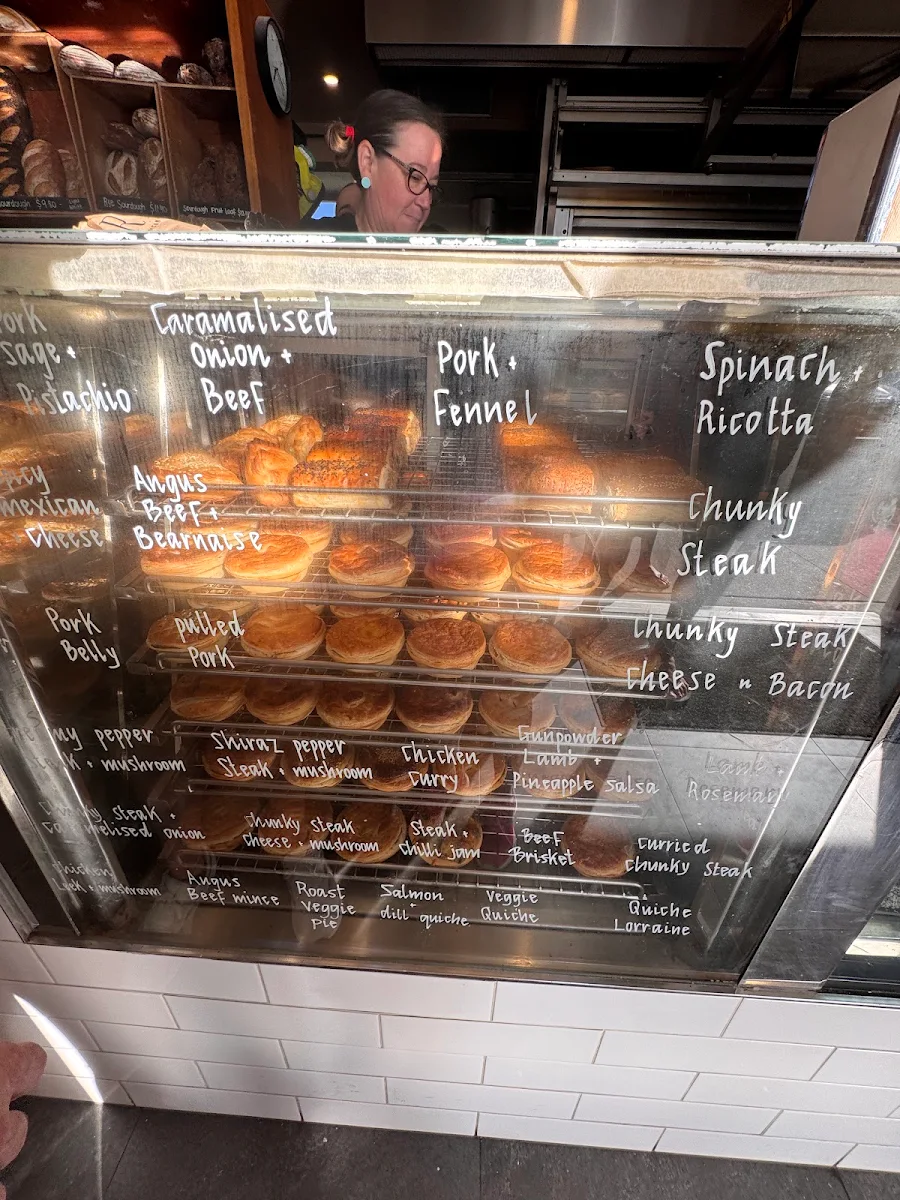 Menu, Rick’s Artisan Pies & Sourdough