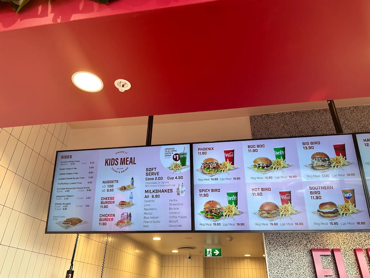 Menu, Flipp Burgers | Elara Village