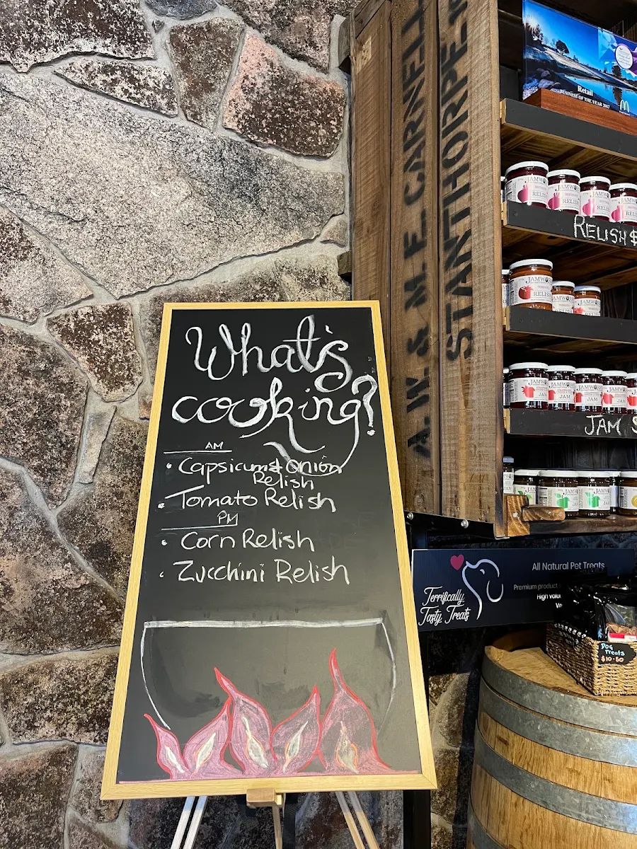 Menu, Jamworks Gourmet Foods