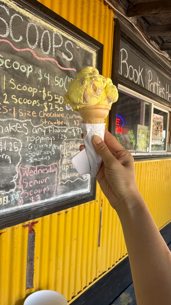 Menu, Ma and pas Country Fries Chip Wagon