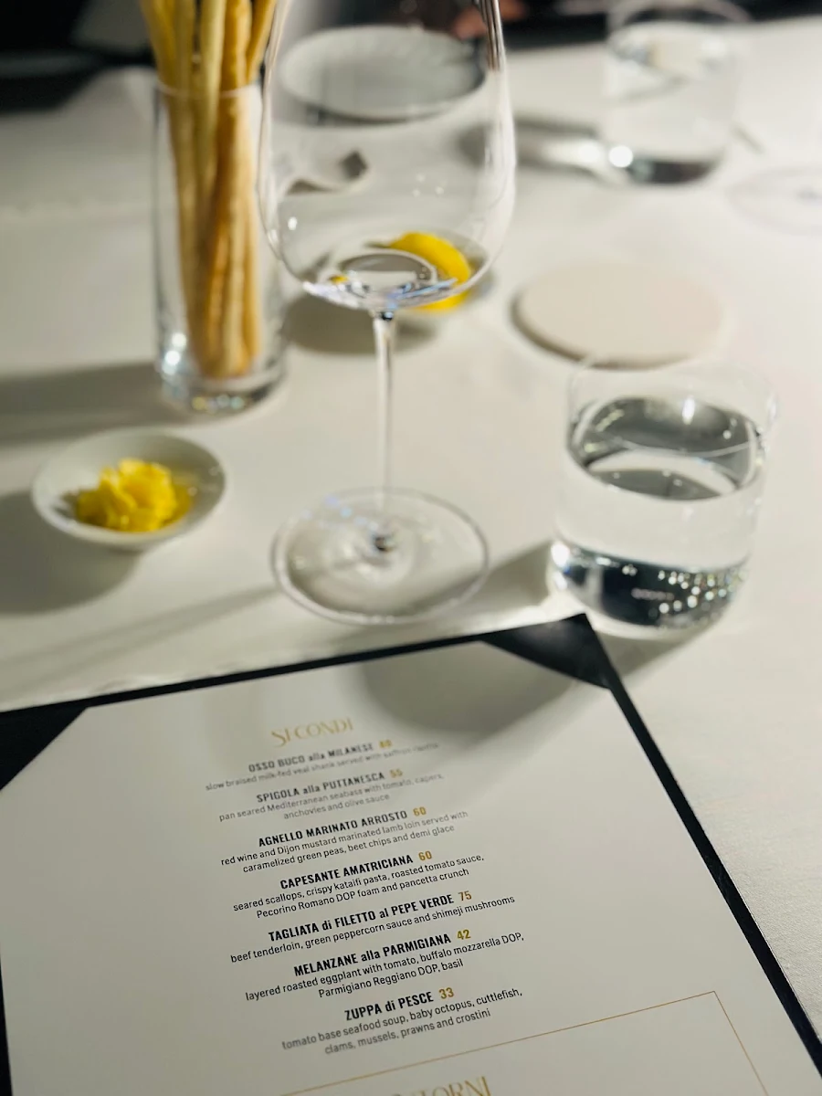Menu, Vida Cucina Italia