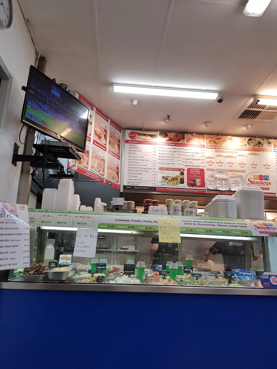 Vibe, Stanleys Chicken Burgers Seafood