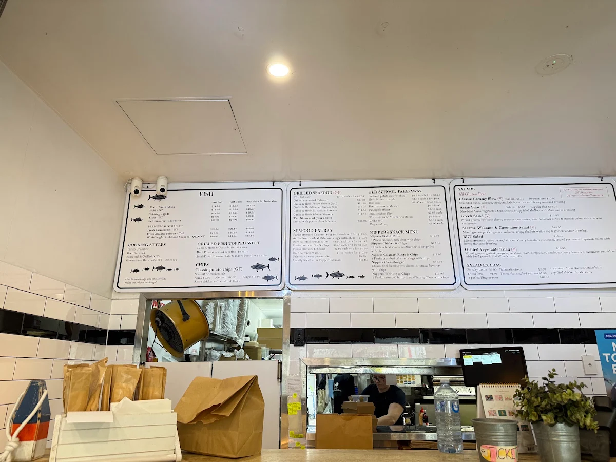 Menu, Clayfield Seafood Markets
