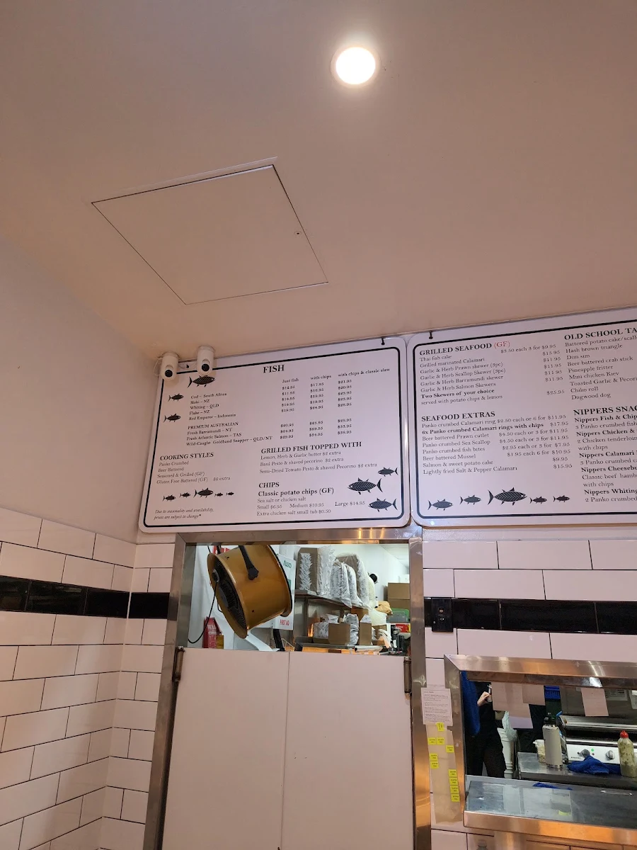 Menu, Clayfield Seafood Markets