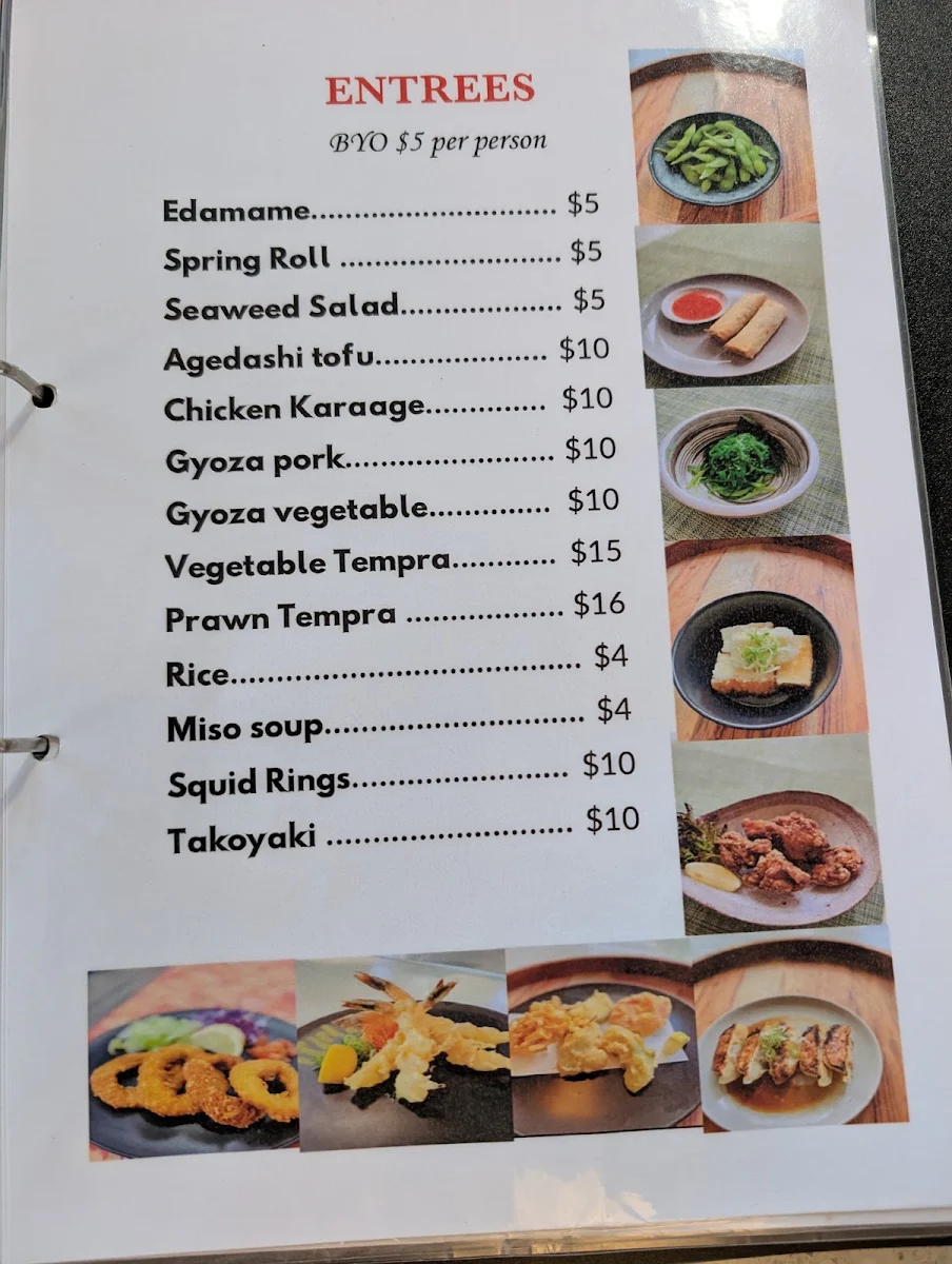 Menu, 1915 Lanzhou Beef Noodles