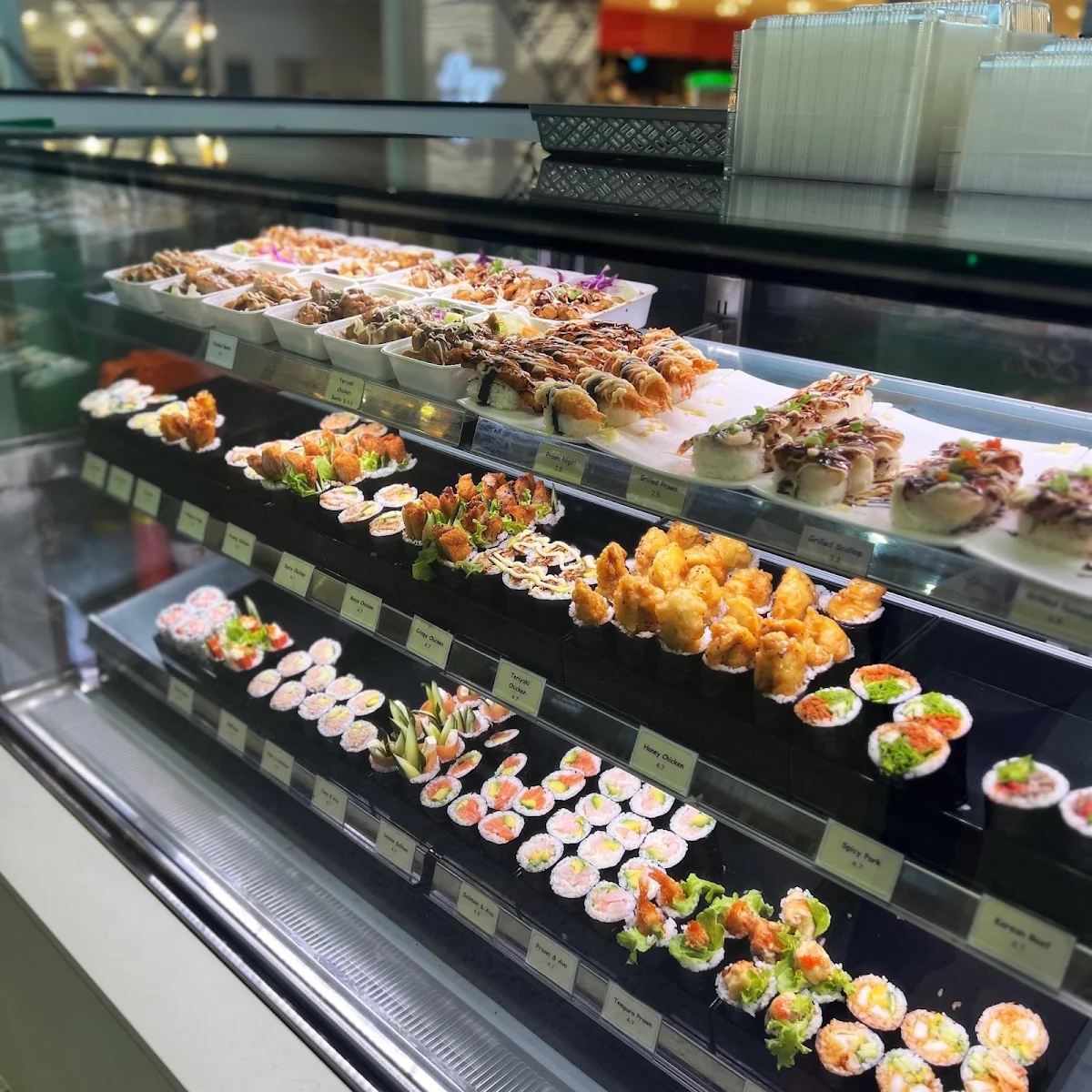 Menu, Joa Sushi Sydney Street Markets
