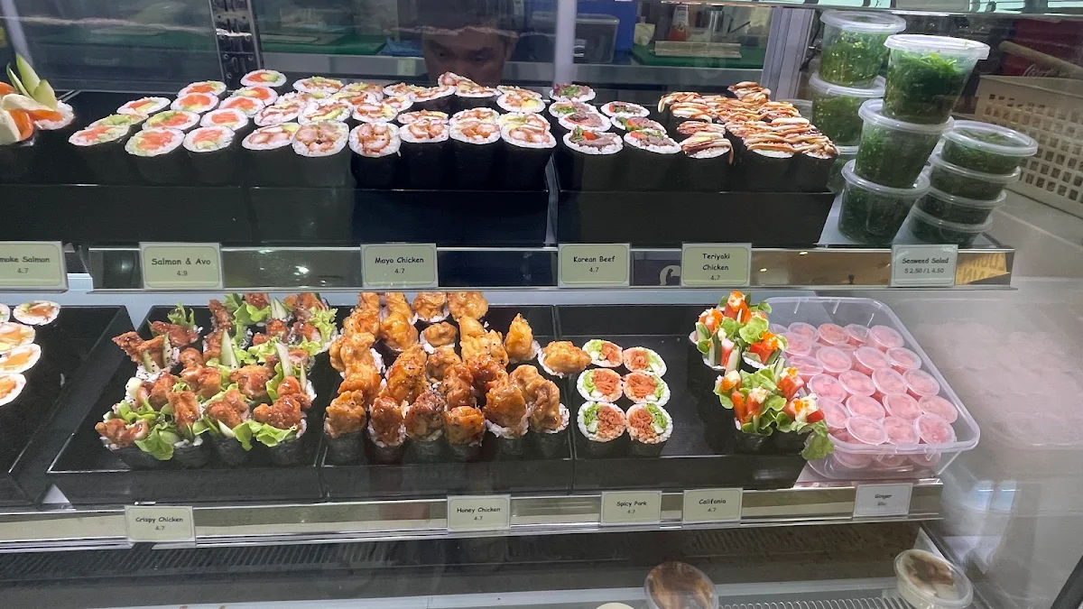 Menu, Joa Sushi Sydney Street Markets