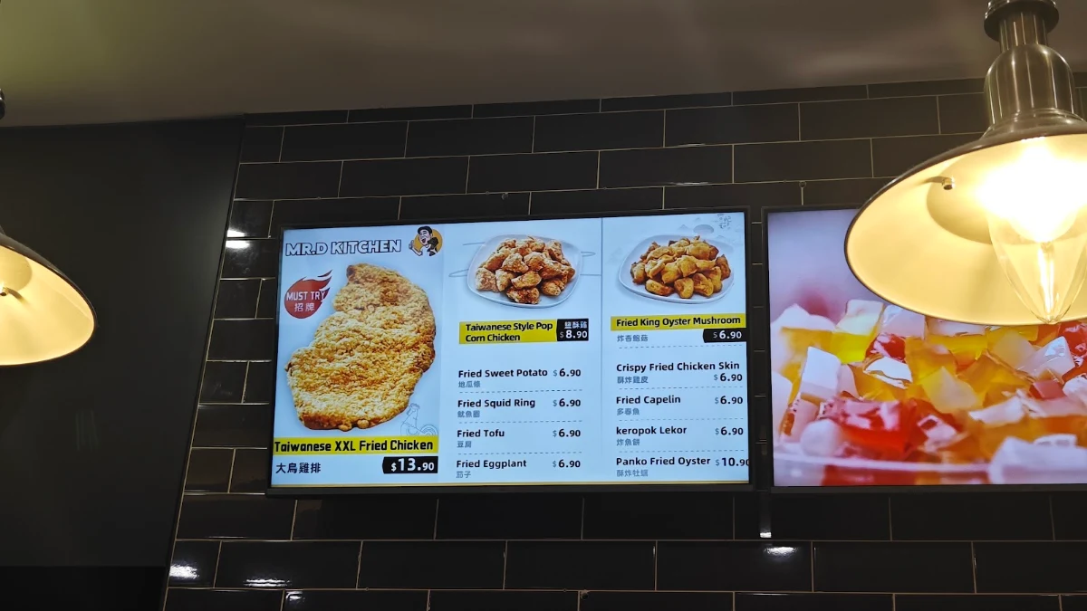 Menu, Mr.D Kitchen 大鳥雞排