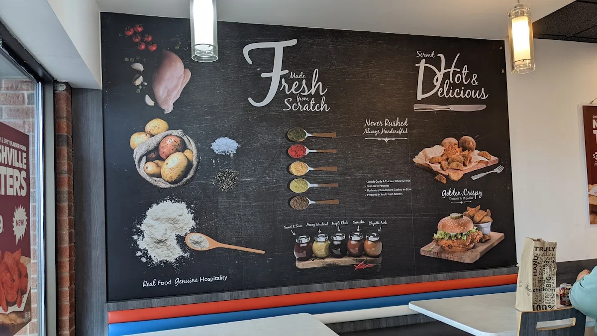 Menu, Mary Brown's Chicken & Taters!