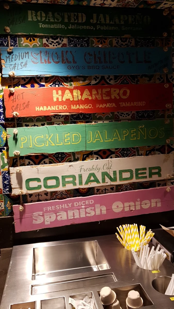 Menu, Guzman y Gomez - UNSW