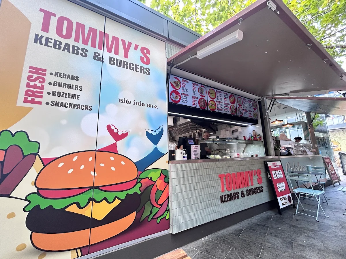 Menu, Tommy's Kebabs & Burgers