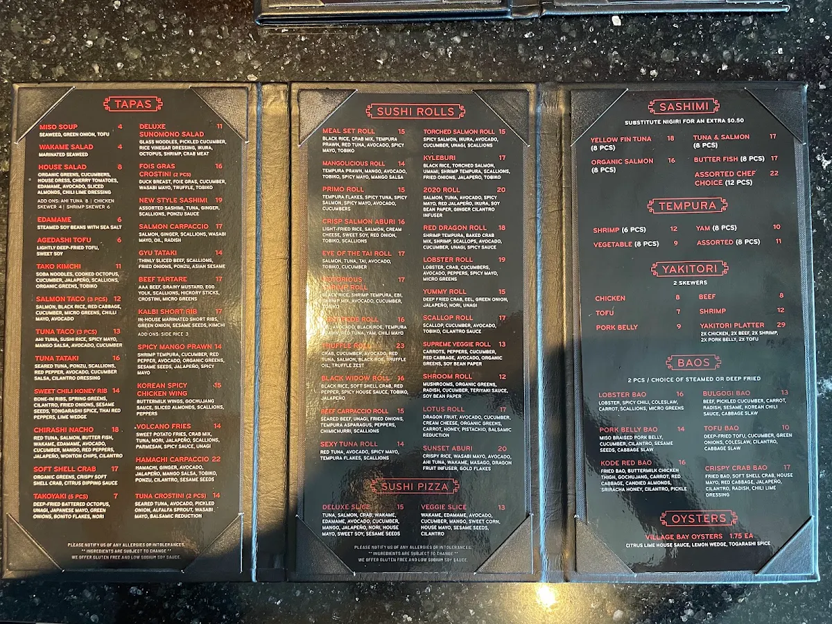 Menu, Meal Set Bistro | Sushi