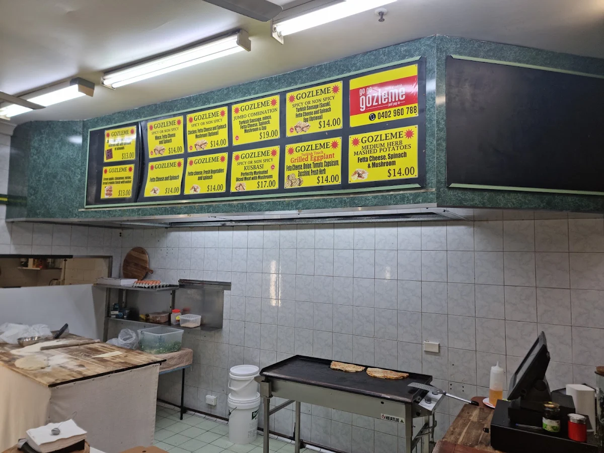 Menu, Go Go Gozleme