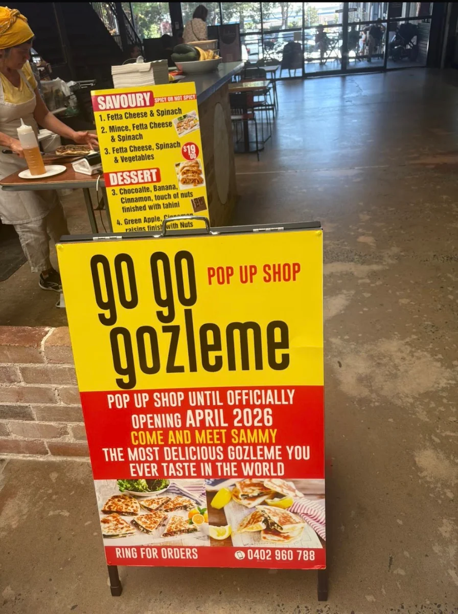 Menu, Go Go Gozleme