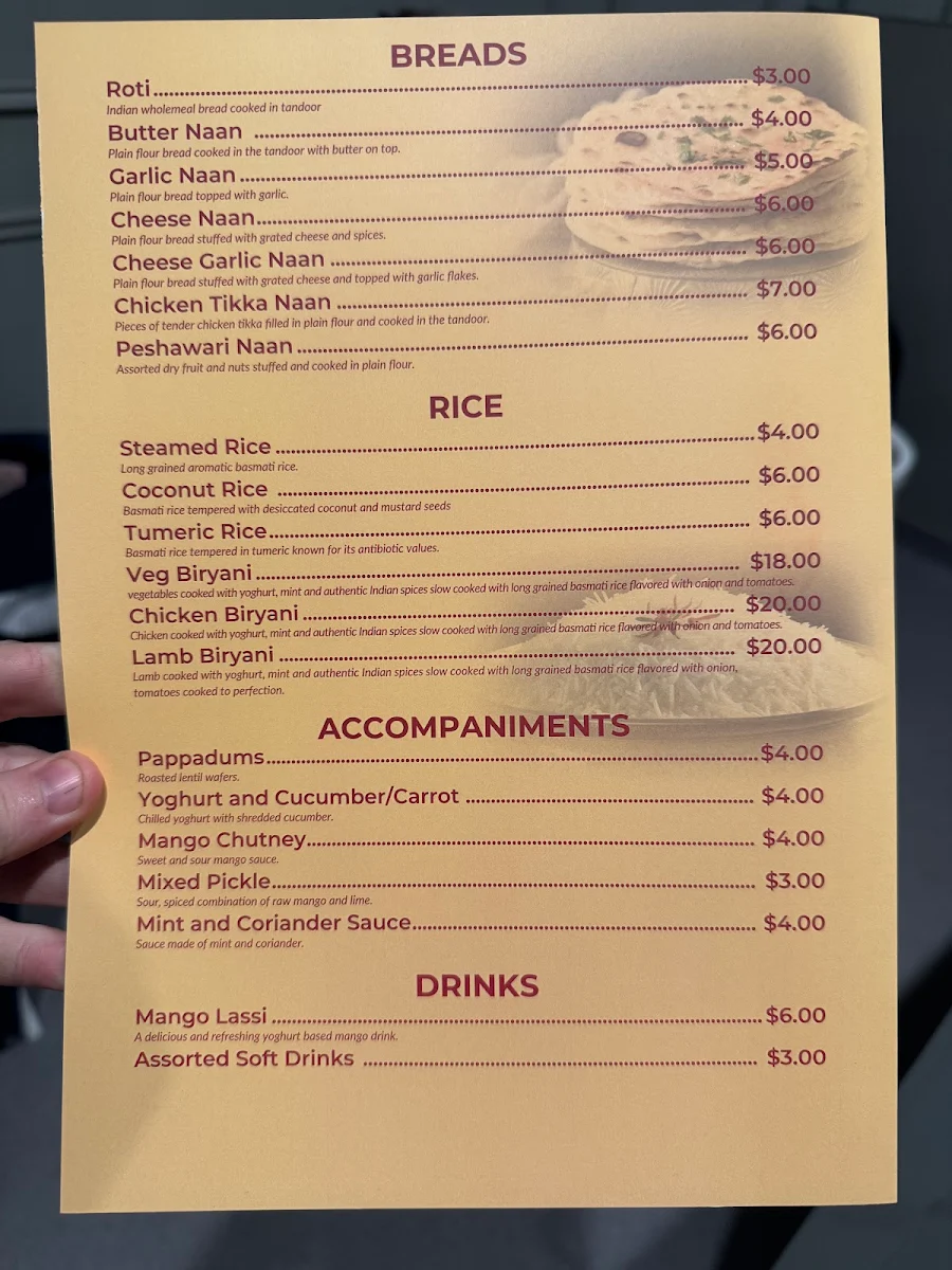 Menu, Butter Kitchen