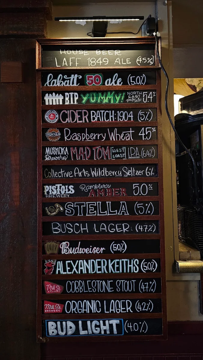 Menu, The Laff