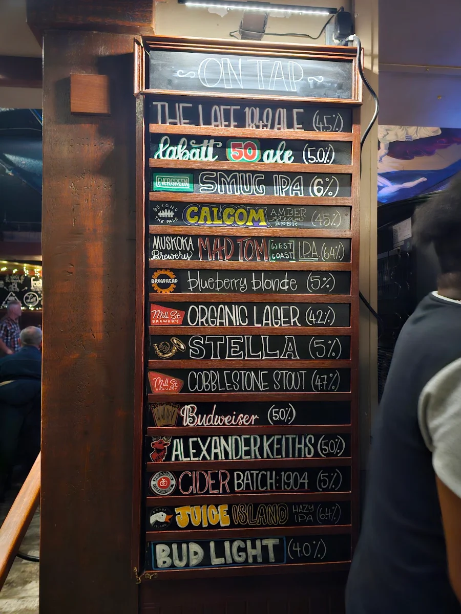 Menu, The Laff