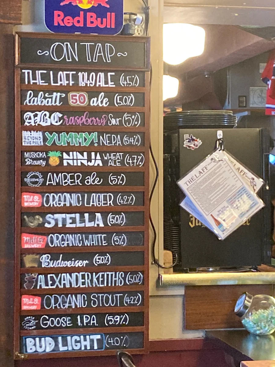 Menu, The Laff