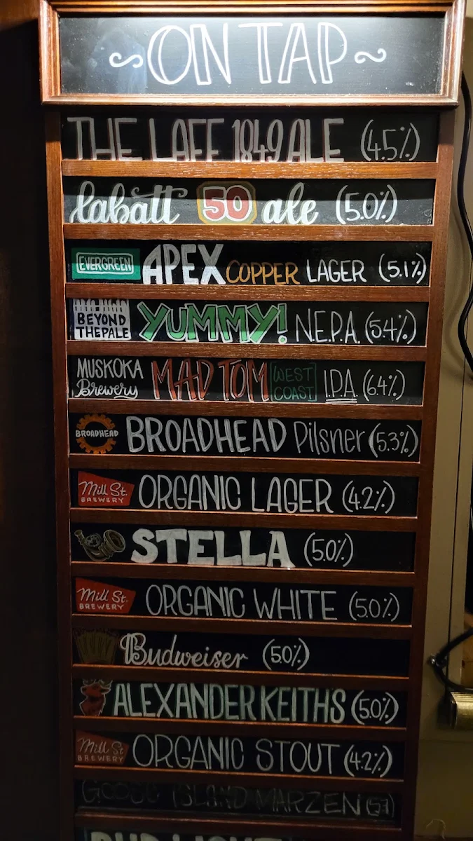 Menu, The Laff