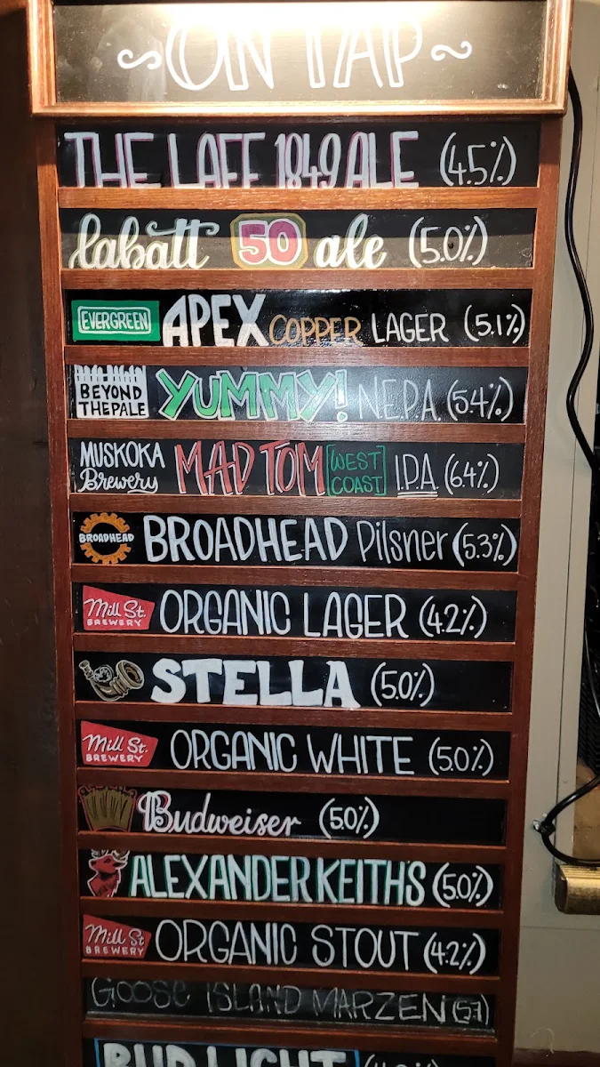 Menu, The Laff