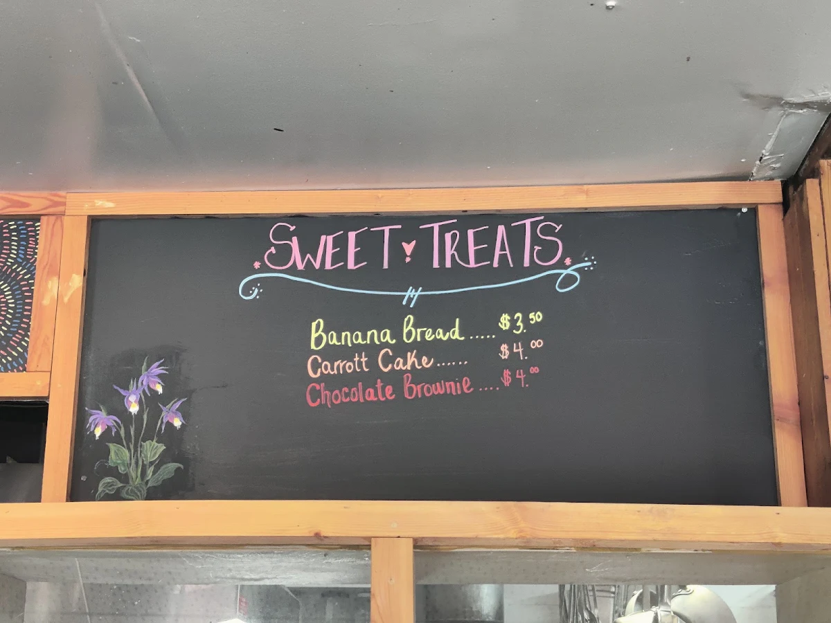 Menu, The Siding Café