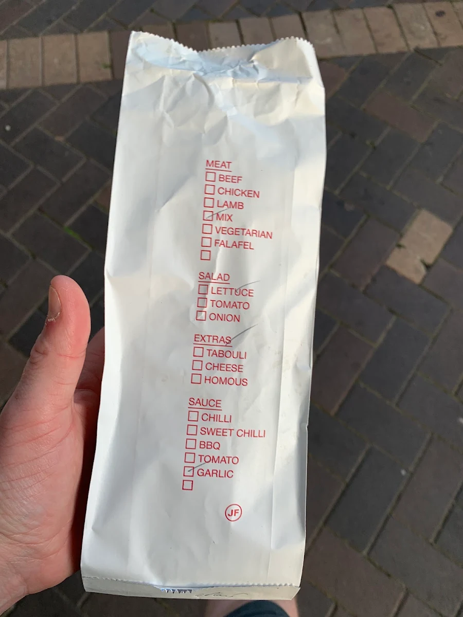 Menu, Cappodocia