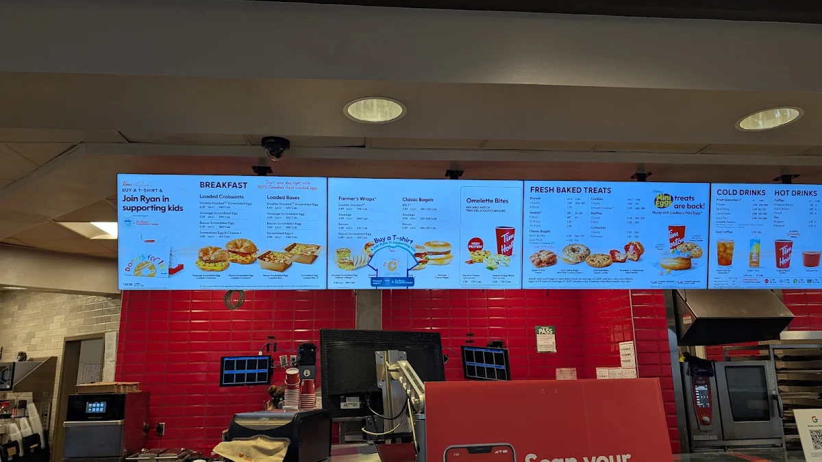 Menu, Tim Hortons