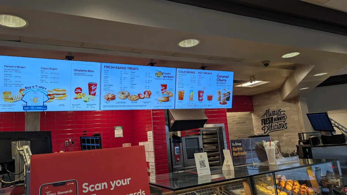 Menu, Tim Hortons