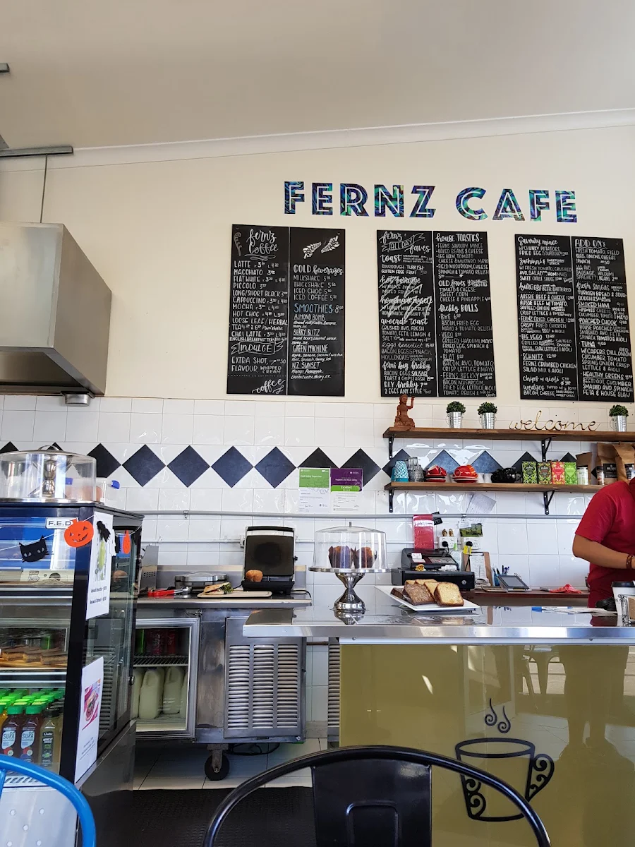 Menu, Fernz Cafe