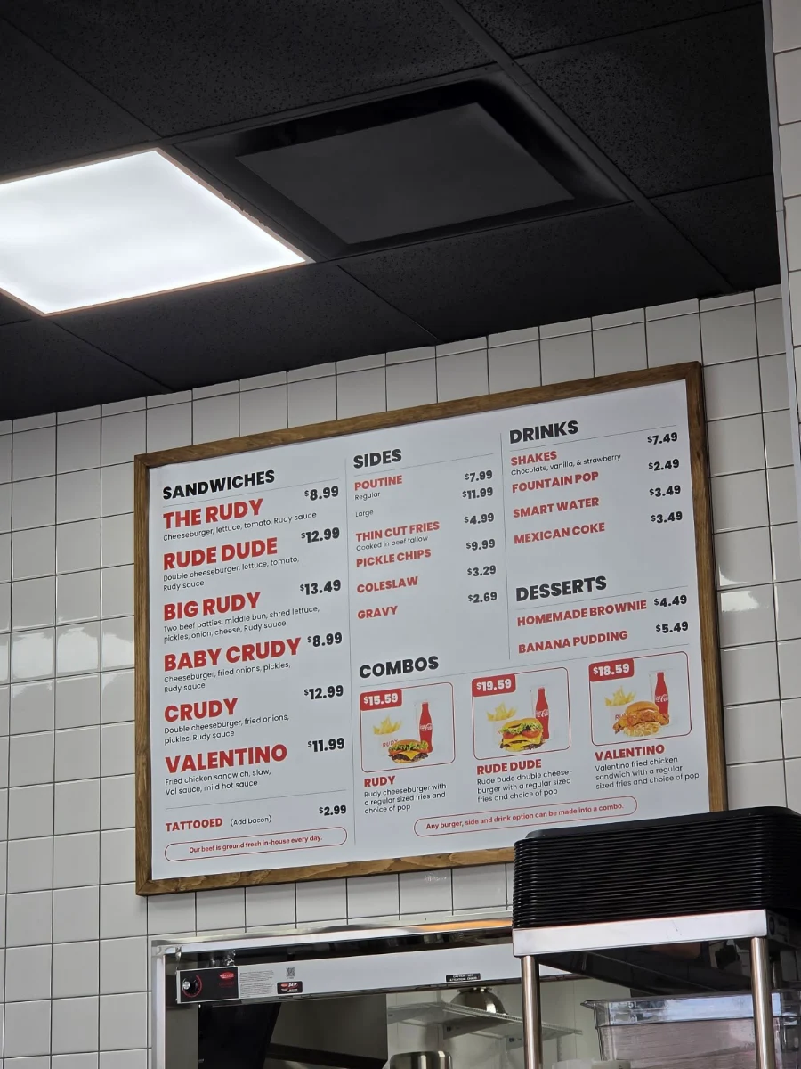 Menu, RUDY