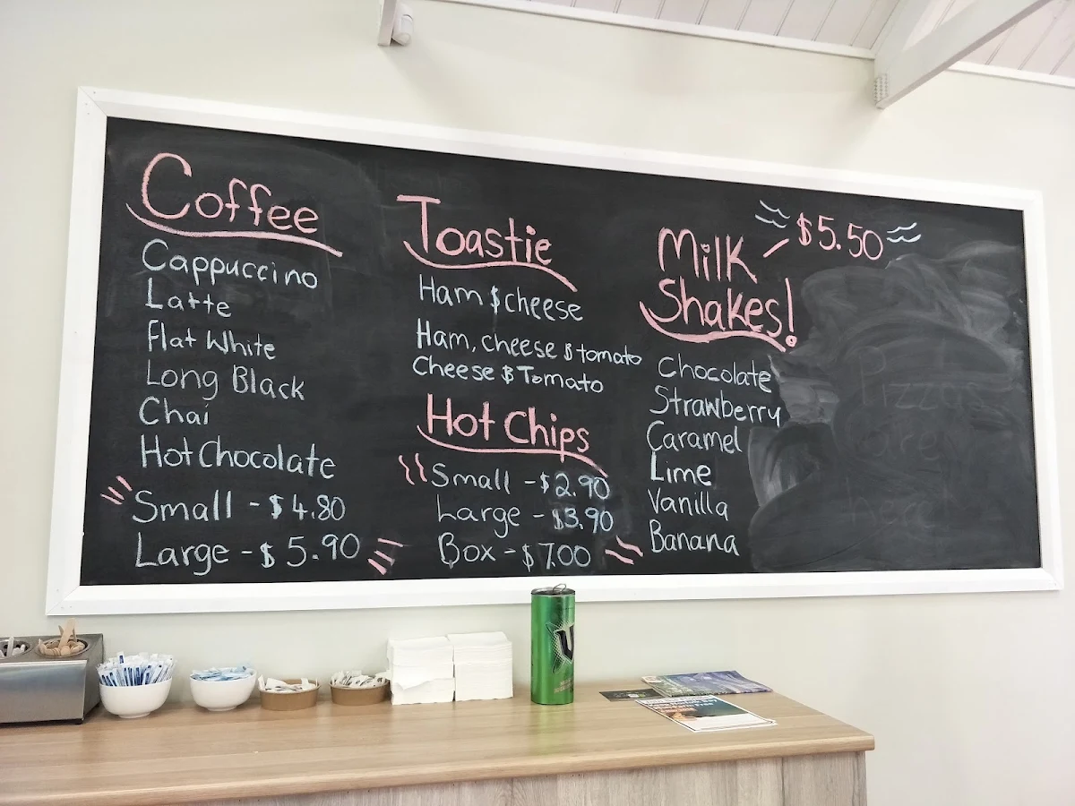 Menu, Dunalley Bakery