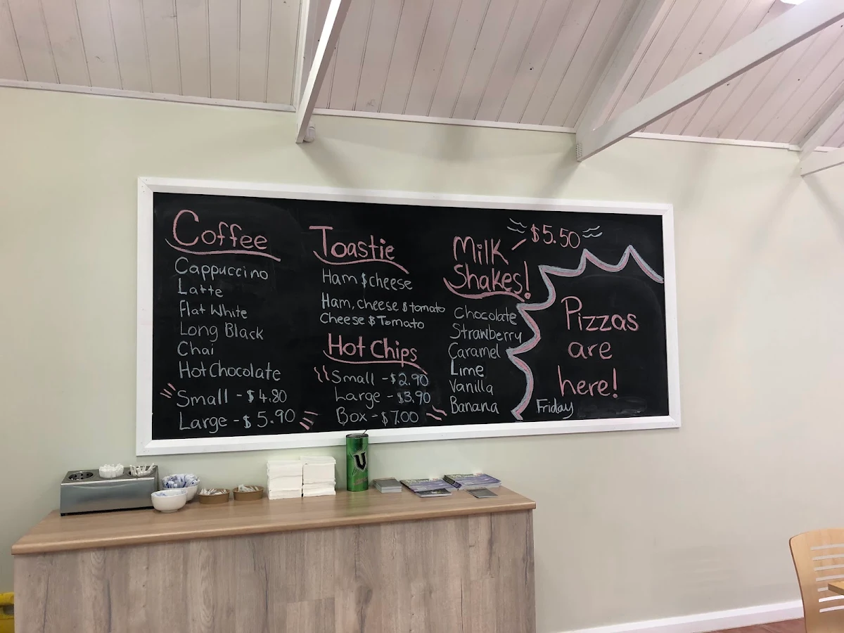 Menu, Dunalley Bakery