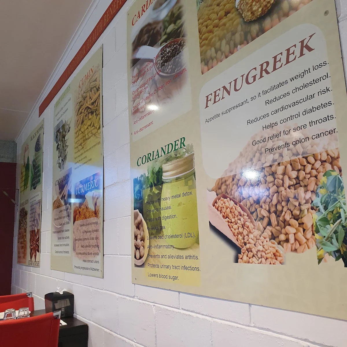Menu, Tanveer's Curry Hut Boonah